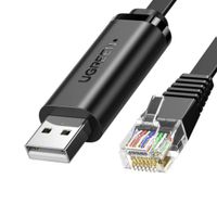 Cable USB a RJ45 UGREEN rs232 consola ethernet red 3 Metros