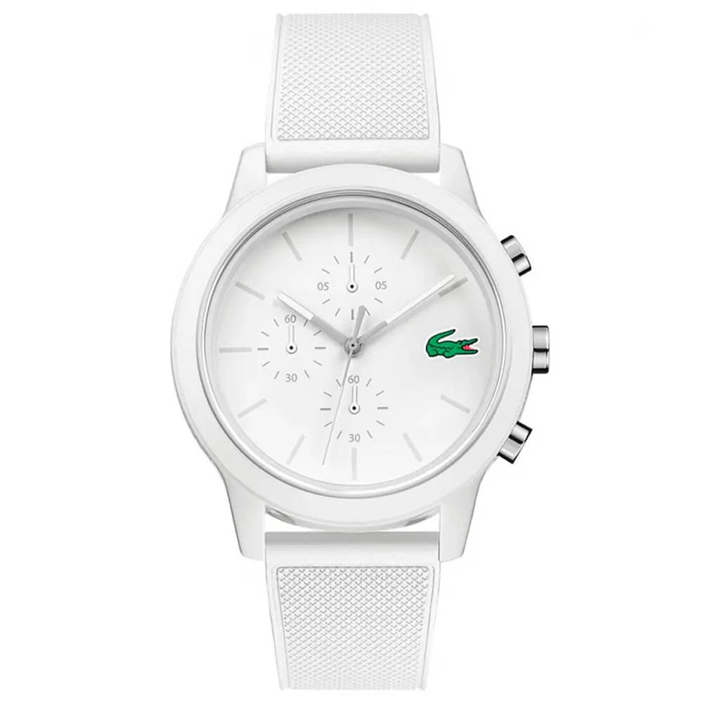 Reloj Lacoste 2010974 para Hombre Resina Correa de Silicona Blanco