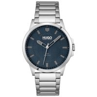 Reloj Hugo Boss First 1530186 para Hombre Acero Inoxidable Plateado Azul