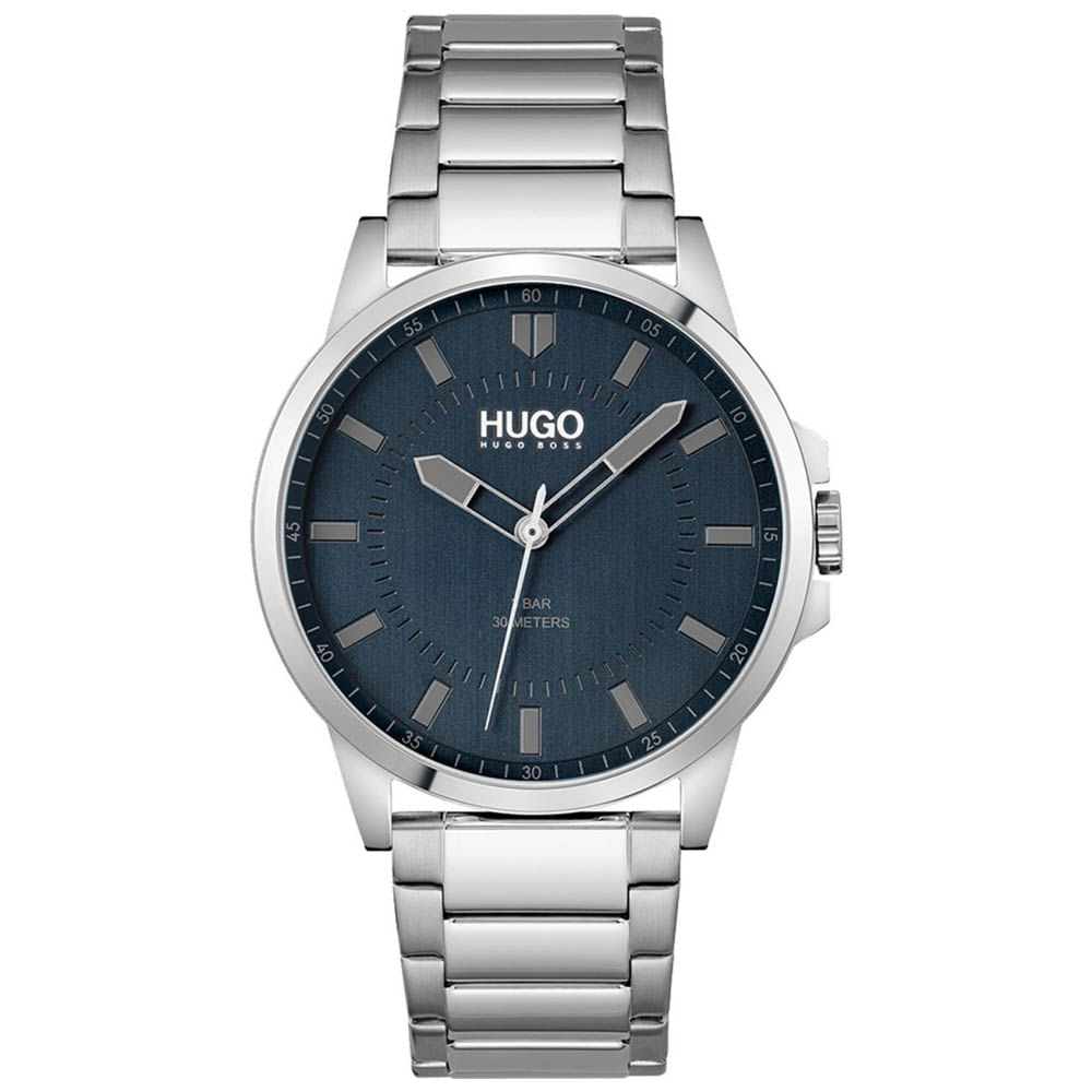 Reloj Hugo Boss First 1530186 para Hombre Acero Inoxidable Plateado Azul