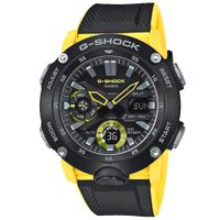 Reloj Casio G-Shock Carbon Core GA2000-1A9 Digital Analogico Luz Led Resina Amarillo Negro