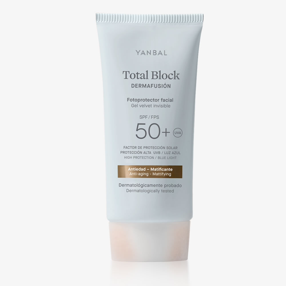 Fotoprotector Facial Gel Velvet Total Block Dermafusión SPF 50+