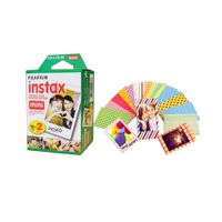 Pack de Pelicula Fujifilm  Instax + Sticker x 20 unid