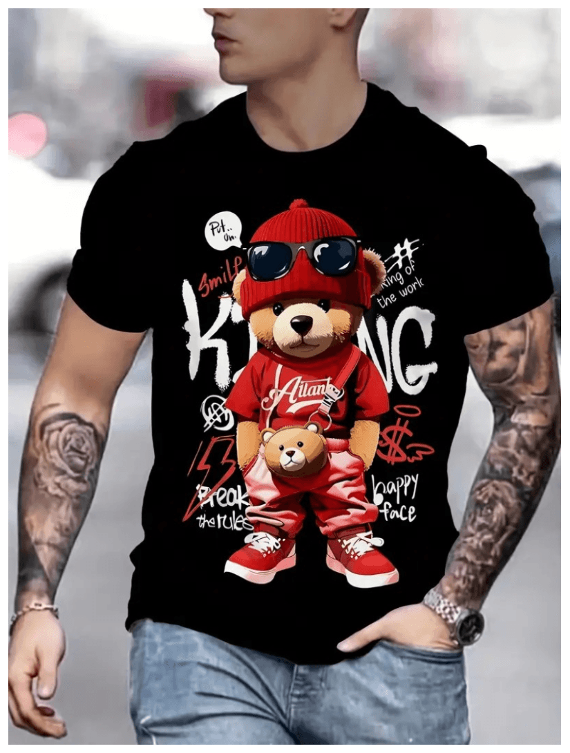 Polo Clasico Casual Cuello Redondo Camiseta Manga Corta Hombre Talla M
