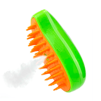 Cepillo Peine a Vapor para Mascotas Recargable - Verde
