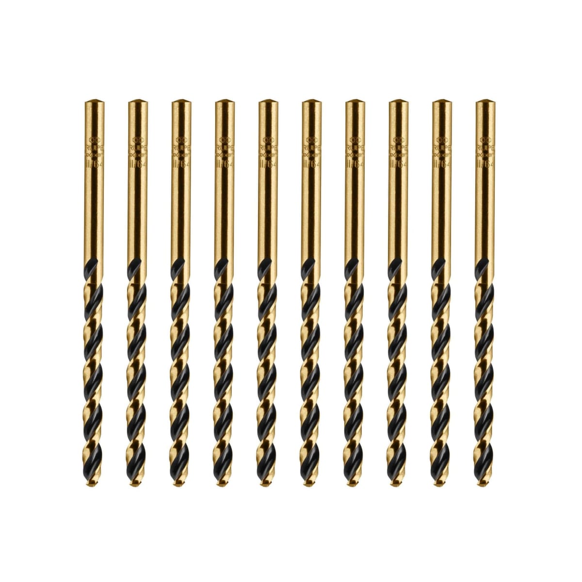 Juego de brocas 4.5mm 11/64"" para metal caja 10 unidades Truper