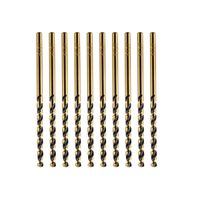 Juego de brocas 3mm 1/8"" para metal caja 10 unidades Truper