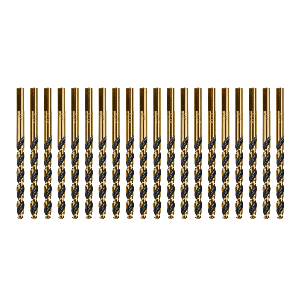 Juego de brocas 6.5mm 1/4"" para metal caja 20 unidades Truper