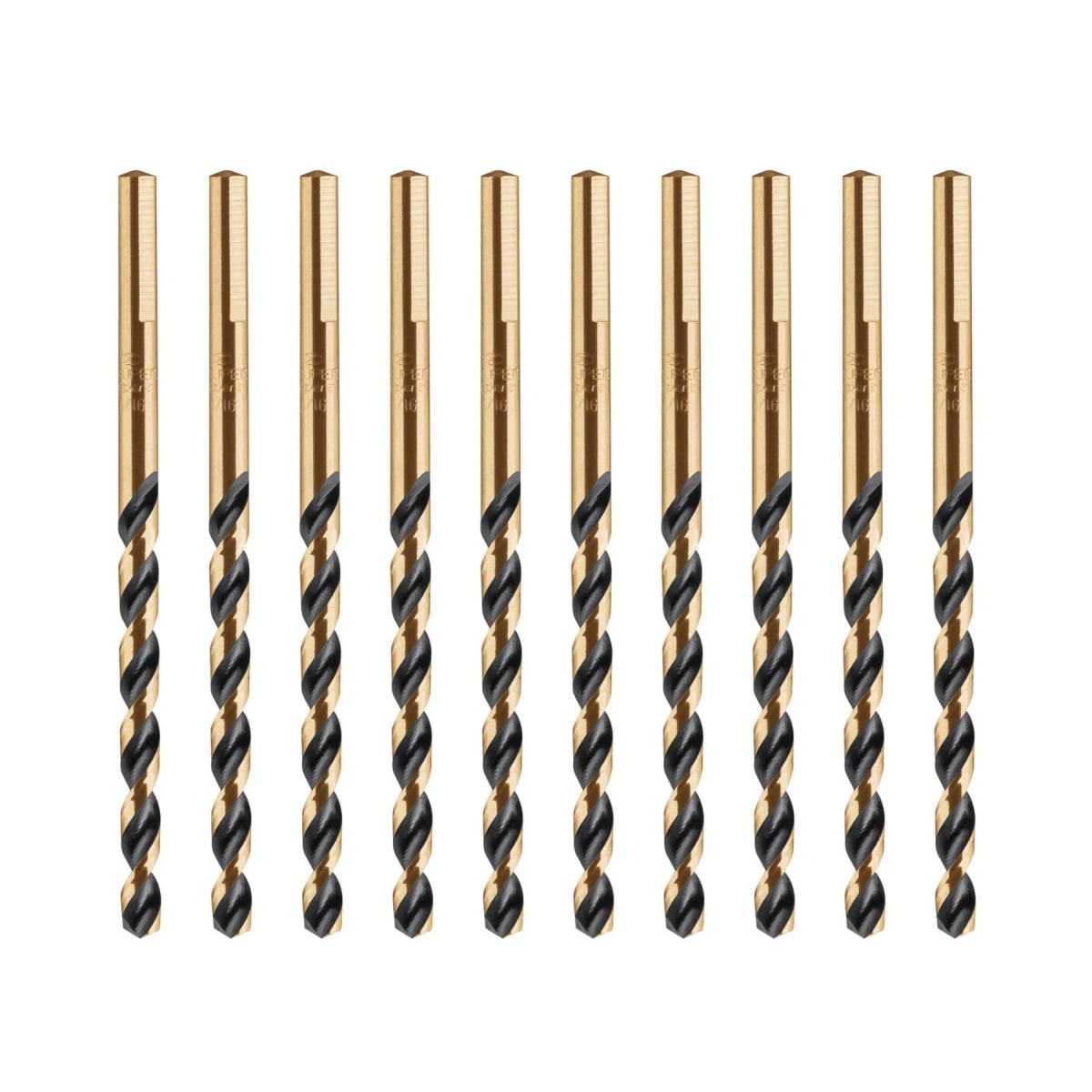 Juego de brocas 5mm 3/16"" para metal caja de 10 unidades Truper