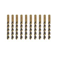 Juego de brocas 9.5mm 3/8"" para metal caja de 10 unidades Truper