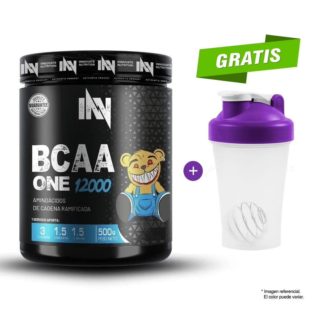 BCAA 12000 de 500 GRAMOS FRUIT PUNCH INNOVATION NUTRITION