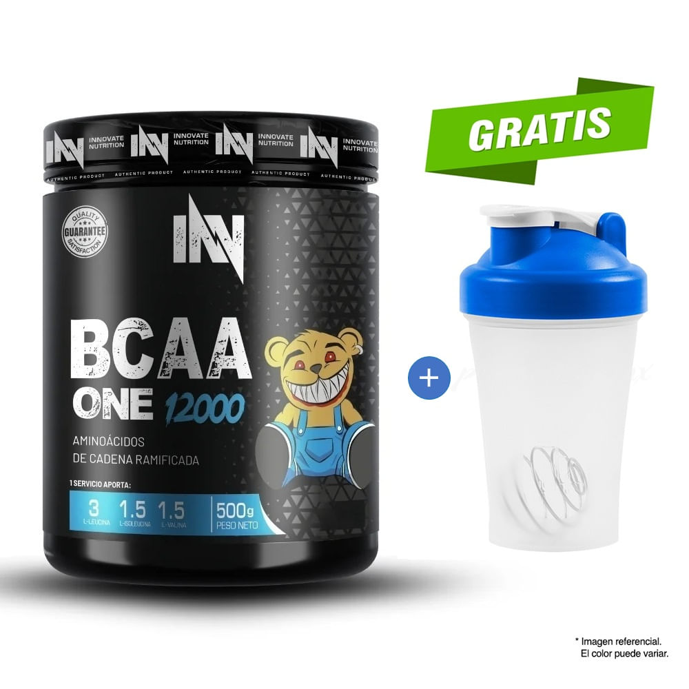 AMINOÁCIDO INNOVATION NUTRITION BCAA ONE 12000 500G FRUIT PUNCH + SHAKER