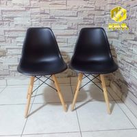 SILLA EAMES NÓRDICA NEGRO X 02 UNDS -