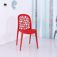 SILLA BURBUJA DECORATIVA ROJA