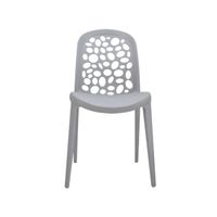 SILLA BURBUJA DECORATIVA GRIS