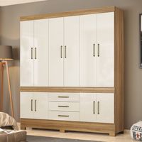 Ropero Pio 10 Puertas 3 Cajones