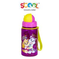 Botella Scool Petg Con Caña 400 Ml Paw Patrol Niña