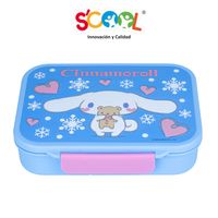 Taper Scool Bento 6 Divisiones 1 Broche Cinnamoroll