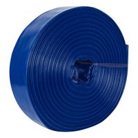 Rollo manguera plana 3"" x 50m de descarga para motobomba Truper