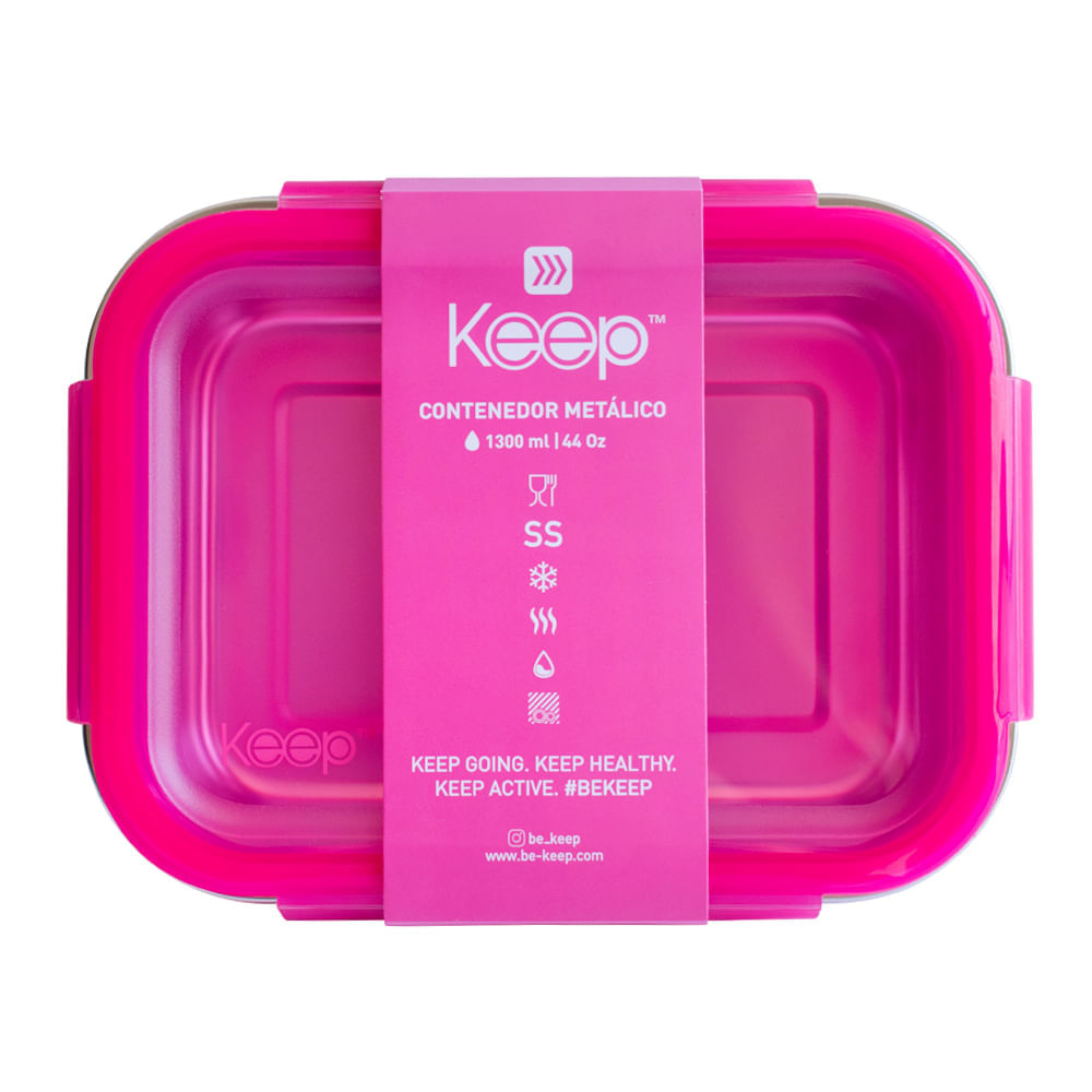 Taper Hermético KEEP Metálico 1300 Ml