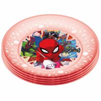 Set de Platos SPIDERMAN 4pzas Pp