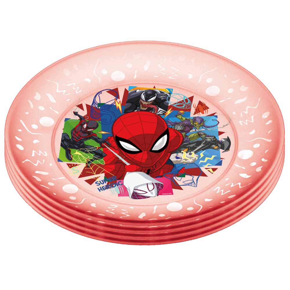Set de Platos SPIDERMAN 4pzas Pp