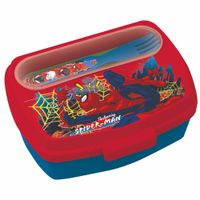 Táper SPIDERMAN Hermetico Rect C/Cubierto