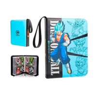 Dragon Ball Folder 4 Pocket 400 Cartas Vegetto Blue