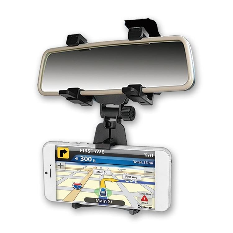 Soporte Holder Para Celular En Espejo Retrovisor De Carro
