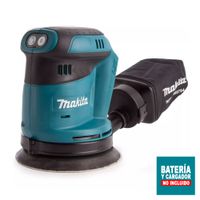 Lijadora Rotorbital Inalámbrica Makita LXT 18V 5"" 3 Velocidades DBO180Z sin Baterías ni Cargador