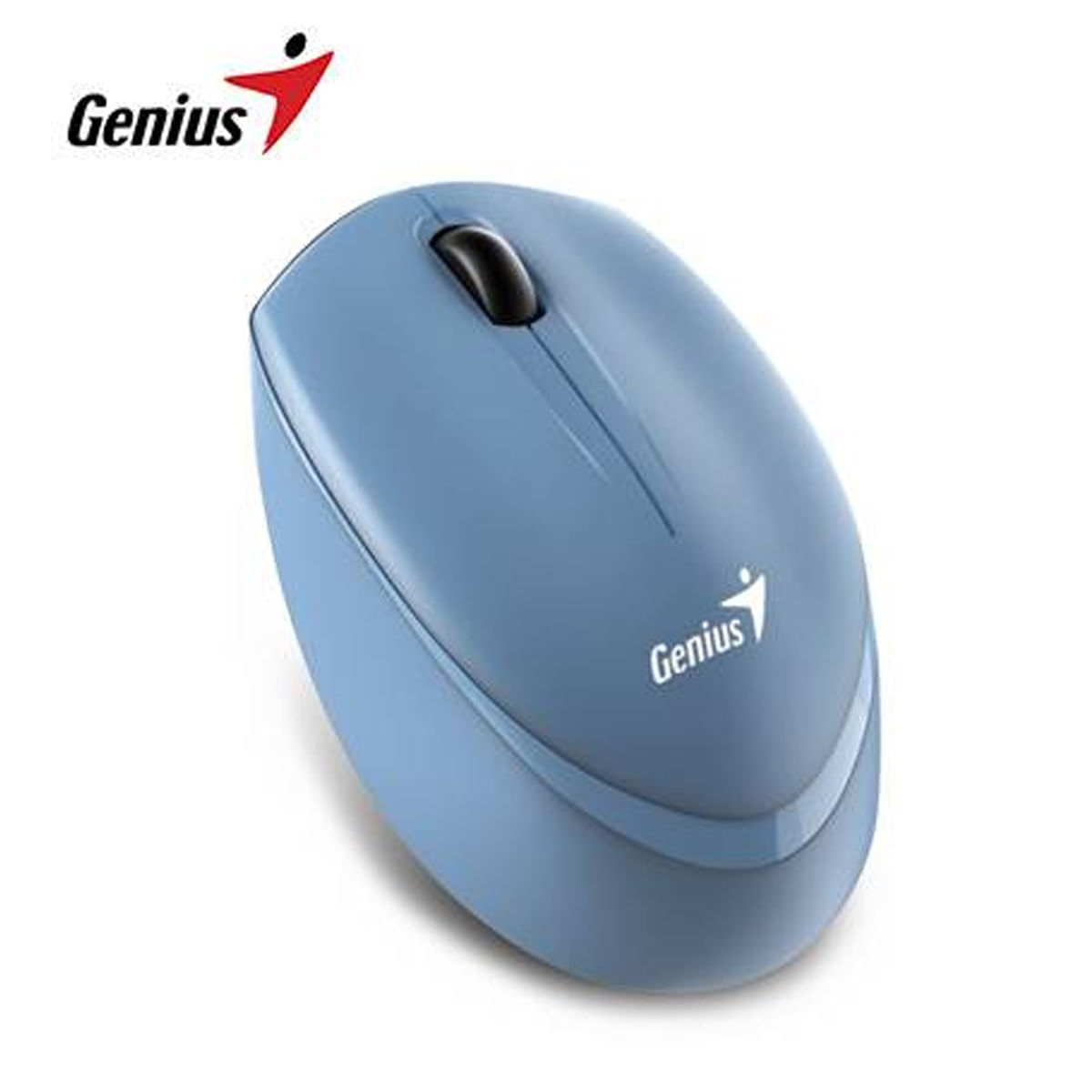 MOUSE GENIUS NX-7009 WIRELESS BLUEEYE ERGONOMICO AZUL GRIS