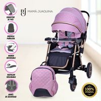 Coche Cuna de Lujo «LONDRES II» Edición Limitada Rosado