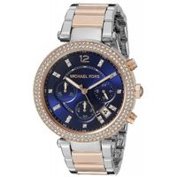 Reloj Michael Kors Mk6141 Blue and Gold Rose Genuino para Dama 2023