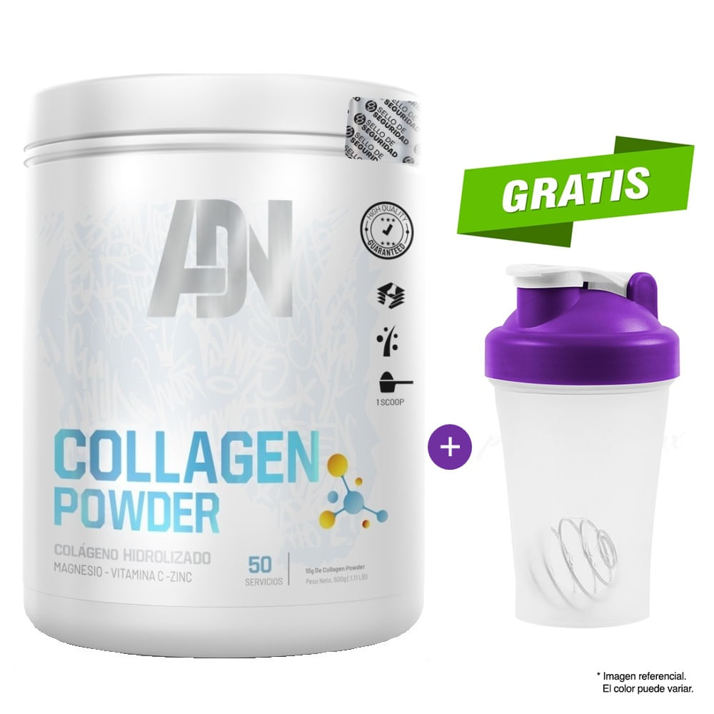 Colágeno Hidrolizado Collagen Powder 500 g Naranja