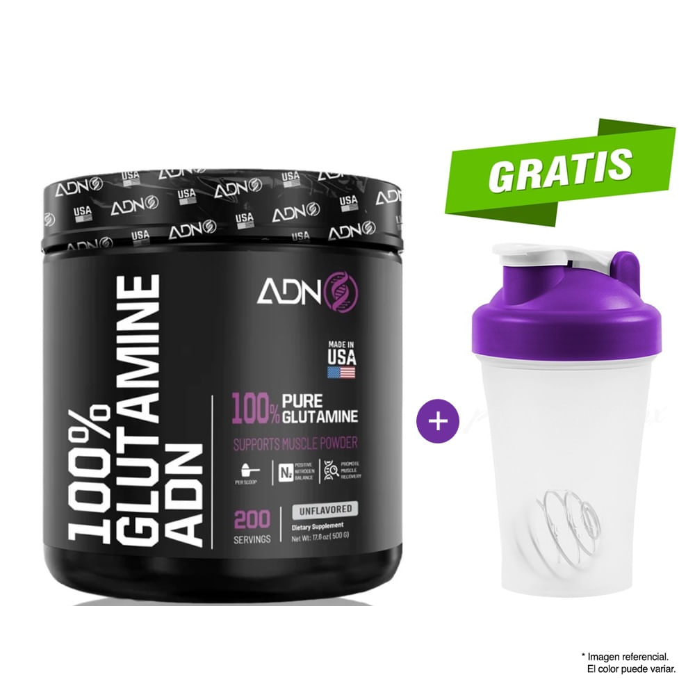 Glutamina ADN Nutrition 100% L-Glutamine 500gr