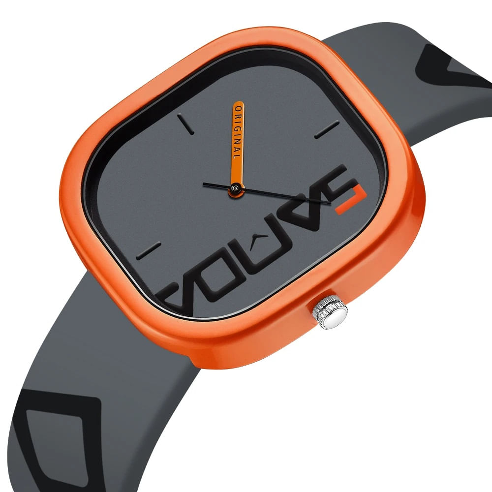 Reloj Hombre Deportivo SANDA 3203 Análogo Gris