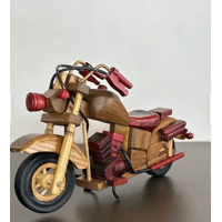 Decoración Vintage  Moto Rojo