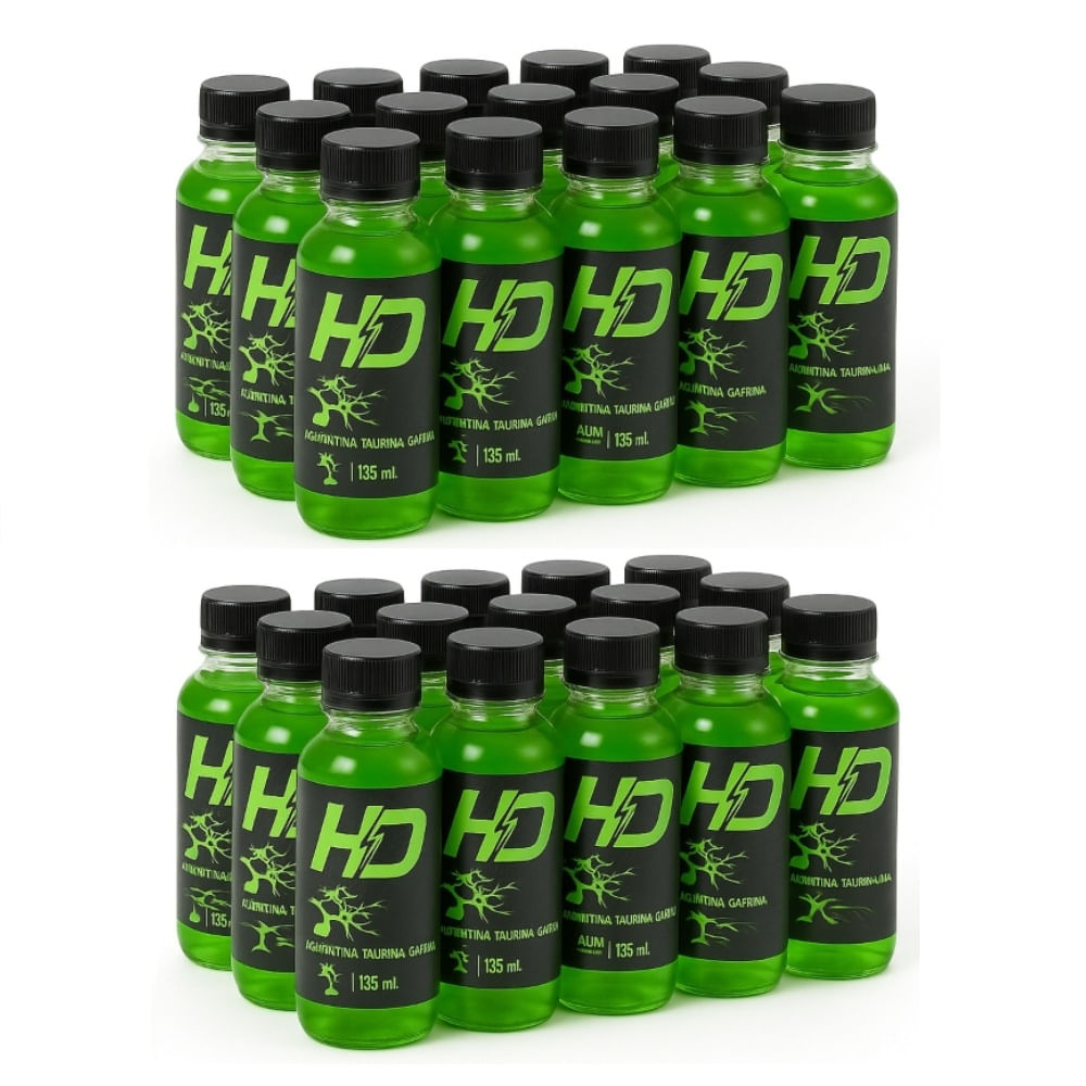 Quemador de grasa HD 2 Paquete 15 Botellas 135ml L-Carnitina Manzana