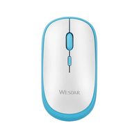 Wesdar - Mouse de oficina inalámbrico X63 - Azul y Blanco