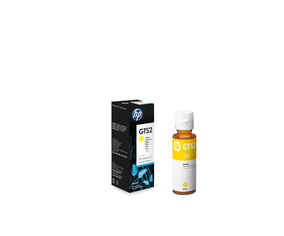 Tinta HP GT52 Amarillo