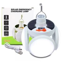 Foco Lampara Luz Led Recargable Usb Portátil Exterior blanco