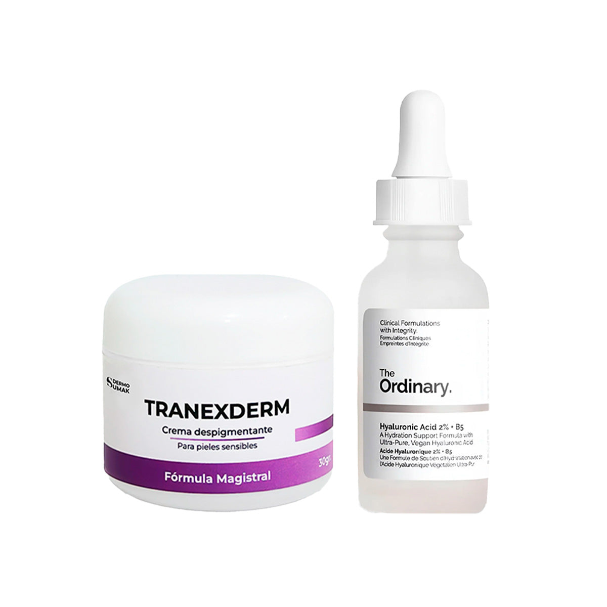 Crema Ácido Tranexámico 30G + Hyaluronic Acid 2% B5 The Ordinary