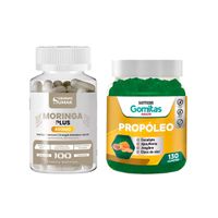 Moringa Plus 400Mg 100 Cap Dermo Sumak + Gomitas De Propolio