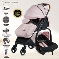 Coche Maleta «BRUNEI» con Porta Bebé Rosa