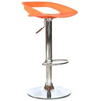 SILLA DE BAR TRIBECA GIRATORIA NARANJA
