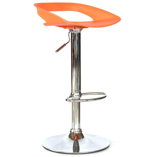 SILLA DE BAR TRIBECA GIRATORIA NARANJA