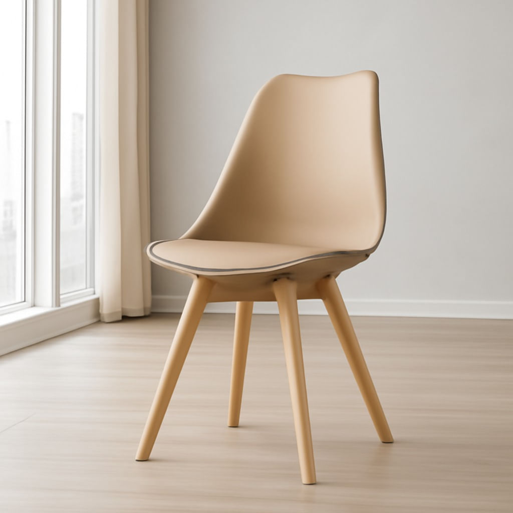 Silla Ema Tulip Beige