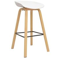 Silla de Bar Misuri Blanca – Diseño moderno y funcional
