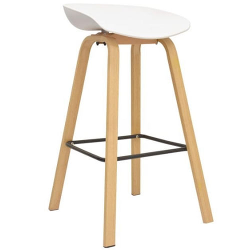 Silla de Bar Misuri Blanca – Diseño moderno y funcional
