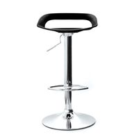 SILLA DE BAR TRIBECA GIRATORIA NEGRA